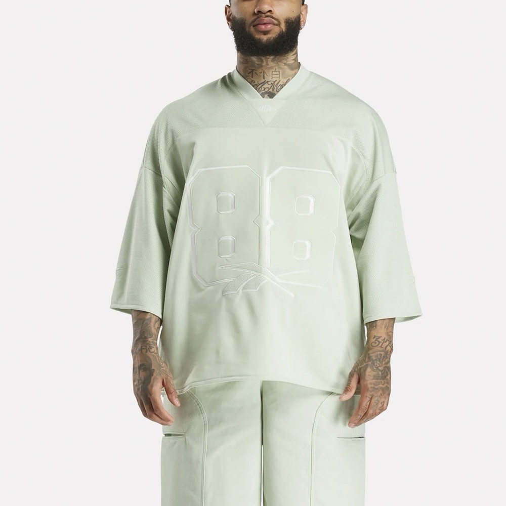 NEW REEBOK x Tobe Nwigwe Mint Green Jersey‎ Shirt Adult Small Unisex